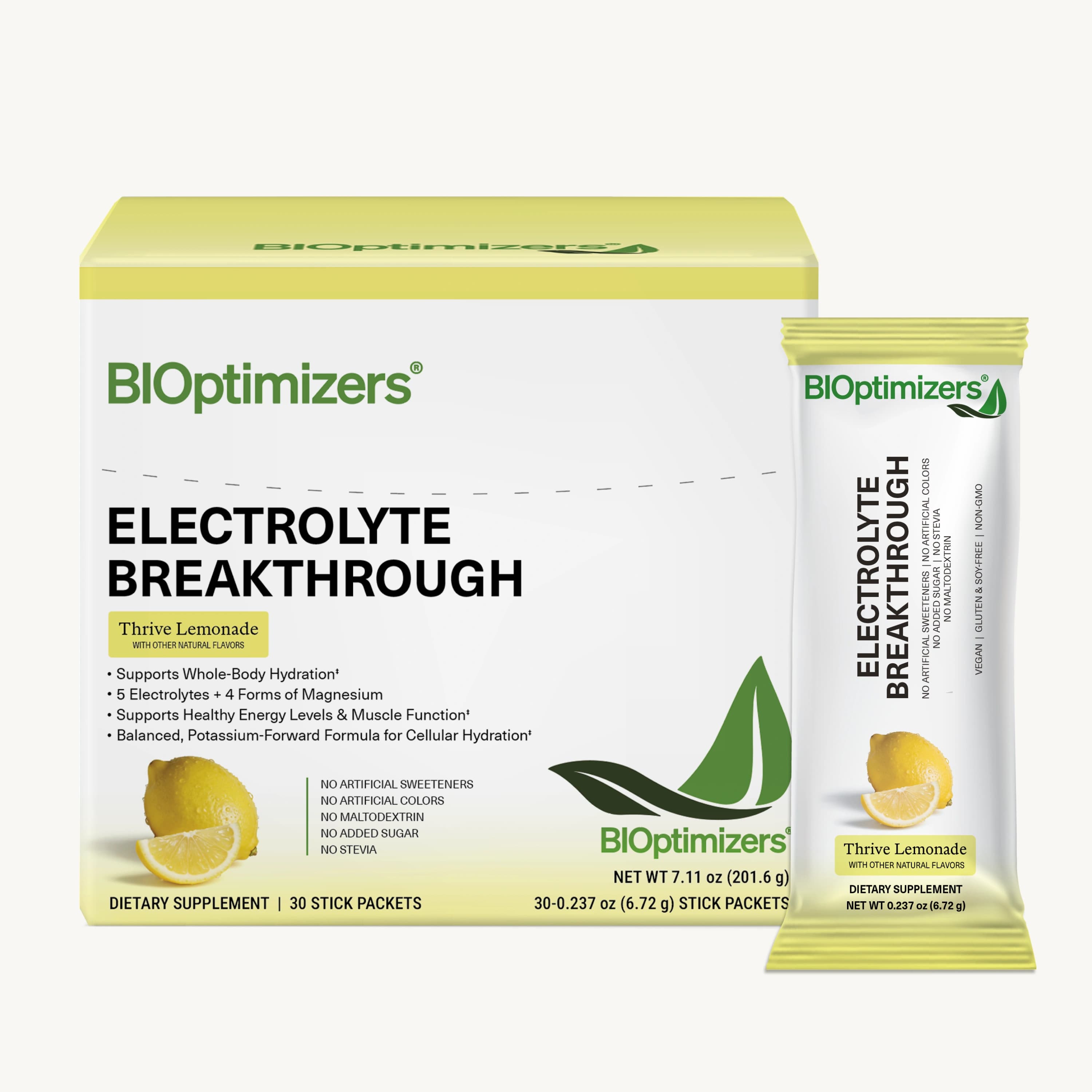 Electrolyte Breakthrough Subscription - Lemonade Sticks 30 Pack - 5 Boxes